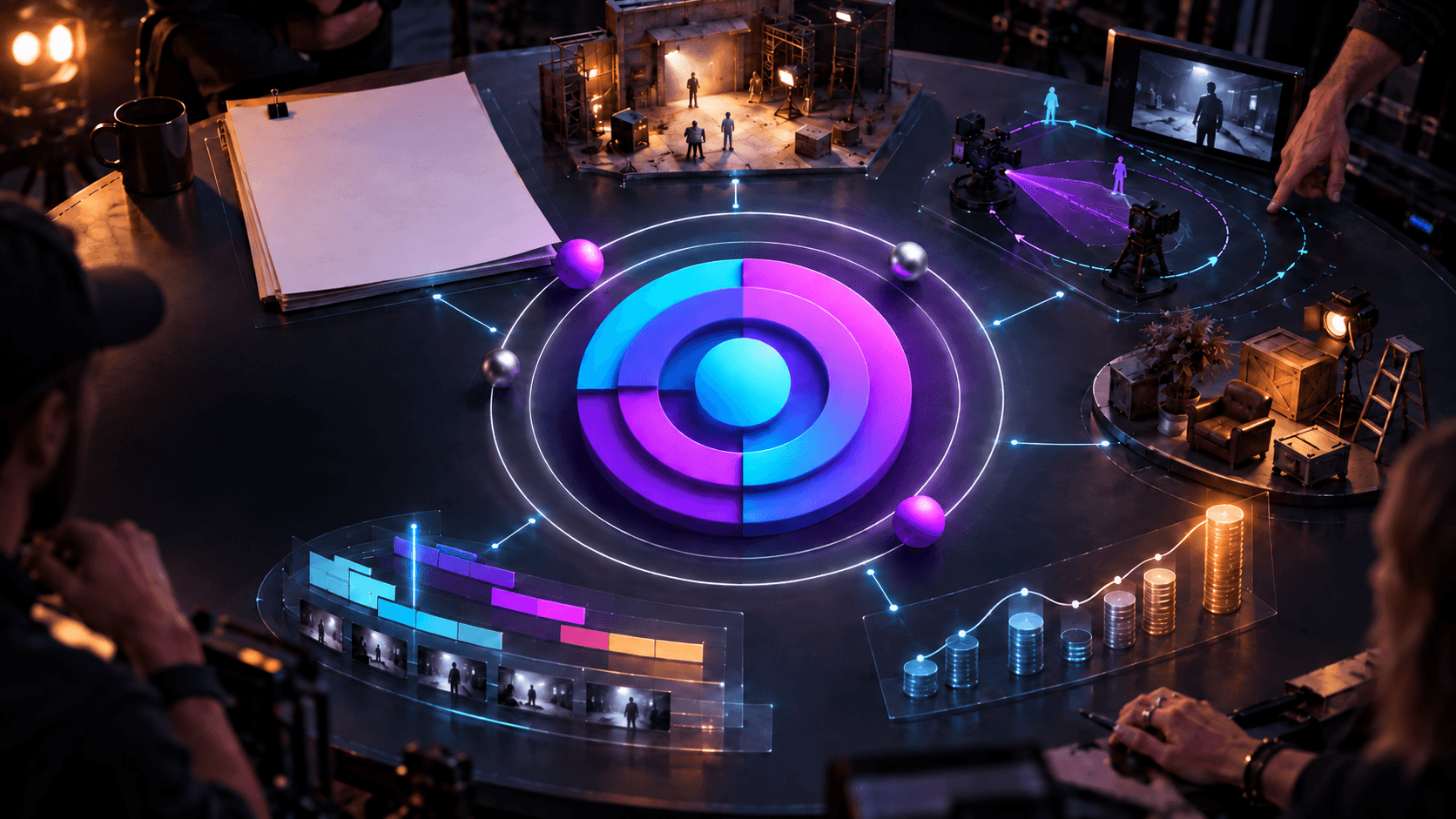 Nucleus: A living model of the production